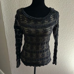 Max Studio size L lace top